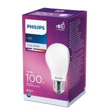 PHILIPS LED bulb Classic A60 10.5W/100W E27 4000K 1521lm NonDim 15Y opál
