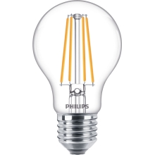 PHILIPS LED bulb Classic A60 8.5W/75W E27 2700K 1055lm NonDim 15Y čirá BL