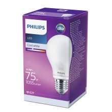 PHILIPS LED bulb Classic A60 8.5W/75W E27 4000K 1055lm NonDim 15Y opál