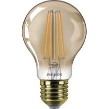 PHILIPS LED bulb.filam. A60 8W/50W E27 2200K 630lm Dim 15Y