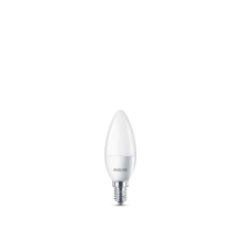 PHILIPS LED candle B35 5.5W/40W E14 2700K 470lm NonDim 15Y opál BL promo