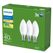 PHILIPS LED CLA 40W B35 E14 WW FR ND UE 3CT/4EC