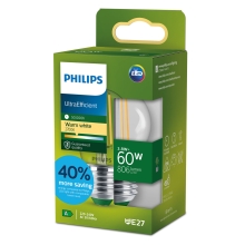 PHILIPS LED CLA 60W P45 E27 2700K CL UE SRT4