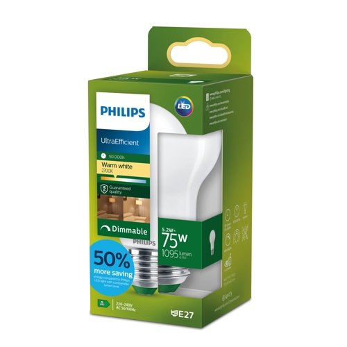 PHILIPS LED CLA 75W A60 E27 2700K FR UE D SRT4