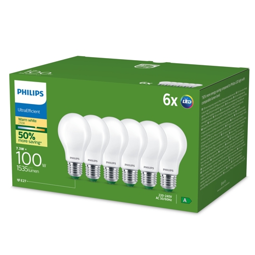 PHILIPS LED CLA A60 100W E27 WW FR ND UE 6CT/4EC