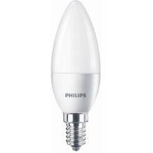 #PHILIPS LED CorePro candle B35 5.5W/40W E14 6500K 520lm NonDim 15Y opál