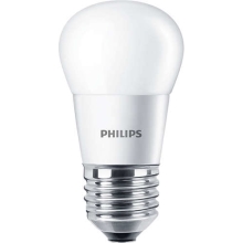 PHILIPS LED CorePro lustre P45 5.5W/40W E27 2700K 470lm NonDim 15Y opal