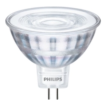 PHILIPS LED CorePro reflector MR16 5W/35W GU5.3 4000K 390lm/36° NonDim 15Y