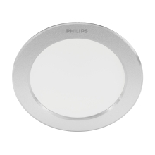 PHILIPS LED downlight Diamond Cut 3.5W 2700K ;stříbrná