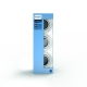PHILIPS LED downlight Donegal 3xNW ;chrome