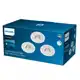 PHILIPS LED downlight Sparkle 5.5W 350lm/827/36° IP20 ; bílá 3-pack