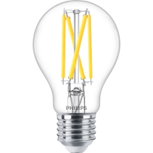 PHILIPS LED filam.bulb A60 5.9W/60W E27 2200-2700K 806lm Dim 15Y