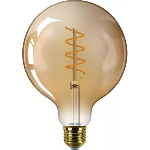PHILIPS LED giant bulb G125 5.5W/40W E27 2200K 470lm Dim 15Y amber