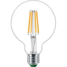 PHILIPS LED globe filament MASTER.UE G95 4W/60W E27 2700K 840lm NonDim 50Y