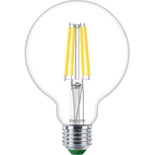 PHILIPS LED globe filament MASTER.UE G95 4W/60W E27 4000K 840lm NonDim 50Y