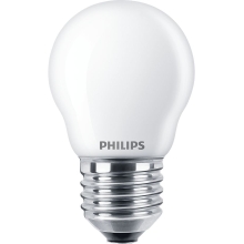 PHILIPS LED kapka CorePro P45 2.2W/25W E27 2700K 250lm NonDim 15Y opál