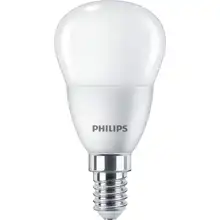 PHILIPS LED kapka CorePro P45 5W/40W E14 4000K 470lm NonDim 15Y opál