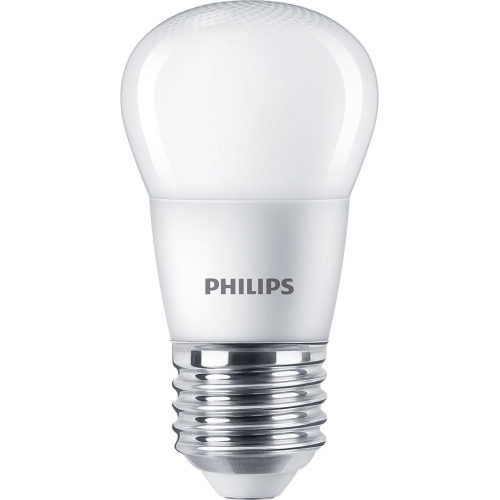 PHILIPS LED kapka CorePro P45 5W/40W E27 2700K 470lm NonDim 15Y opál