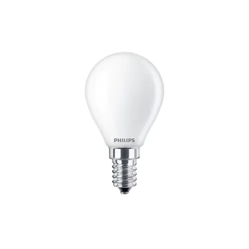 PHILIPS LED kapka CorePro P45 6.5W/60W E14 4000K 806lm NonDim 15Y opál