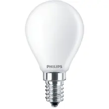 PHILIPS LED kapka filament CorePro P45 2.2W/25W E14 2700K 250lm NonDim 15Y opál