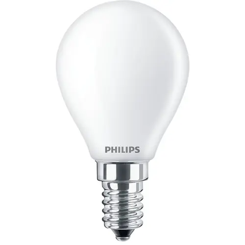 PHILIPS LED kapka filament CorePro P45 2.2W/25W E14 2700K 250lm NonDim 15Y opál