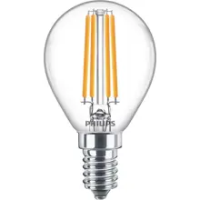 PHILIPS LED kapka filament CorePro P45 6.5W/60W E14 2700K 806lm NonDim 15Y