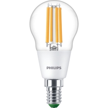 PHILIPS LED  kapka filament MASTER P45 2.3W/40W E14 2700K 485lm NonDim 50Y˙