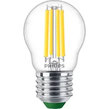 PHILIPS LED kapka filament MASTER P45 2.3W/40W E27 4000K 485lm NonDim 50Y