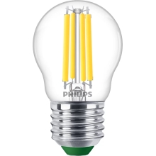 PHILIPS LED  kapka filament MASTER P45 2.3W/40W E27 4000K 485lm NonDim 50Y˙