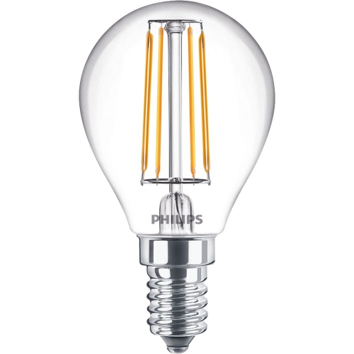 PHILIPS LED kapka filament P45 4W/40W E14 2700K 470lm NonDim 15Y BL