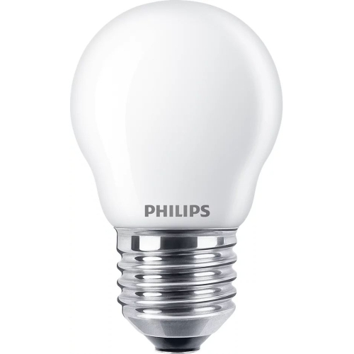 PHILIPS LED kapka filament P45 6.5W/60W E27 2700K 806lm NonDim 15Y opál