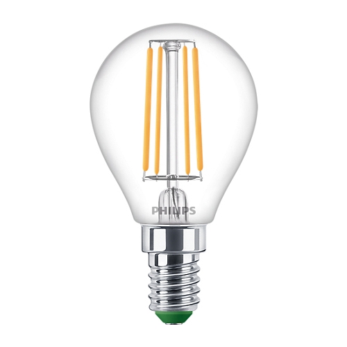 PHILIPS LED kapka filament UE P45 2.3W/40W E14 2700K 485lm NonDim 50Y