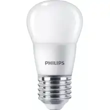 PHILIPS LED kapka P45 2.8W/25W E27 2700K 250lm NonDim 15Y opál