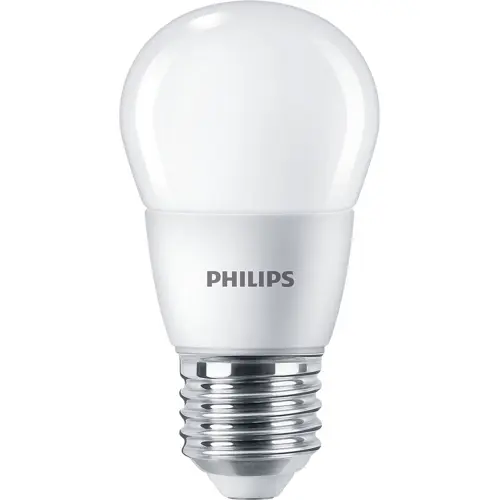PHILIPS LED kapka P45 7W/60W E27 6500K 806lm NonDim 15Y opál