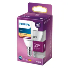 PHILIPS LED kapka P48 7W/60W E14 2700K 806lm NonDim 15Y opál