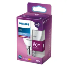 PHILIPS LED kapka P48 7W/60W E14 6500K 806lm NonDim 15Y opál
