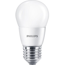 PHILIPS LED kapka P48 7W/60W E27 2700K 806lm NonDim 15Y opál BL