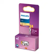 PHILIPS LED kapsle 1.7W/20W G4 2700K 200lm NonDim 15Y micro 2-pack