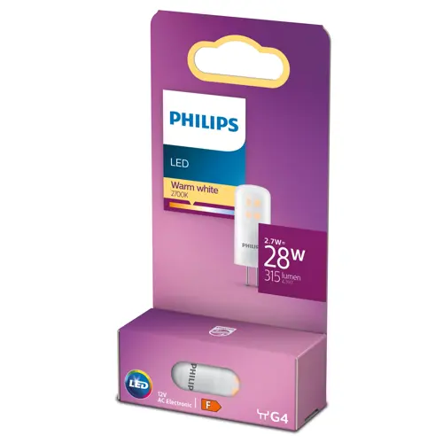 PHILIPS LED kapsle 2.7W/28W G4 2700K 315lm NonDim 15Y