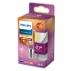 PHILIPS LED luster filament P45 3.4W/40W E14 2200-2700K 470lm Dim 15Y čirá
