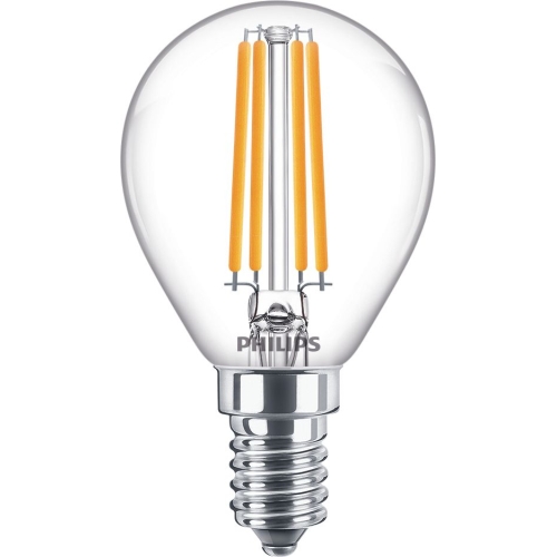 PHILIPS LED luster filament P45 6.5W/60W E14 2700K 806lm NonDim 15Y BL