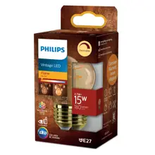 PHILIPS LED P45 15W 1800K E27 Amber SP DIM 1PF/4