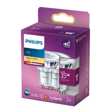 PHILIPS LED reflektor Classic 3.5W/35W GU10 2700K 255lm/36° NonDim 15Y 2-pack