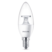 PHILIPS LED  svíčka B35 4W/25W E14 2700K 250lm NonDim 15Y čirá BL˙