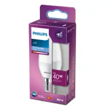 PHILIPS LED svíčka B35 5W/40W E14 6500K 470lm NonDim 15Y