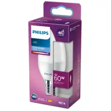 PHILIPS LED svíčka B38 7W/60W E14 6500K 806lm NonDim 15Y opál