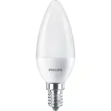 PHILIPS LED svíčka B38 7W/60W E14 6500K 830lm NonDim 15Y opál BL