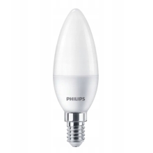 PHILIPS LED svíčka CorePro B38 7W/60W E14 4000K 806lm NonDim 15Y opál