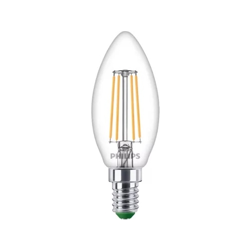 PHILIPS LED svíčka filament B35 2.3W/40W E14 2700K 485lm NonDim 15Y 2-pack
