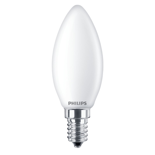 PHILIPS LED svíčka filament B35 4.3W/40W E14 2700K 470lm Dim 15Y opál